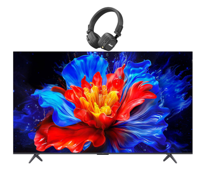 Telewizor 85" TCL 85P81K 85" QLED 144 Hz 4K Google TV + Major V Bluetooth Czar
